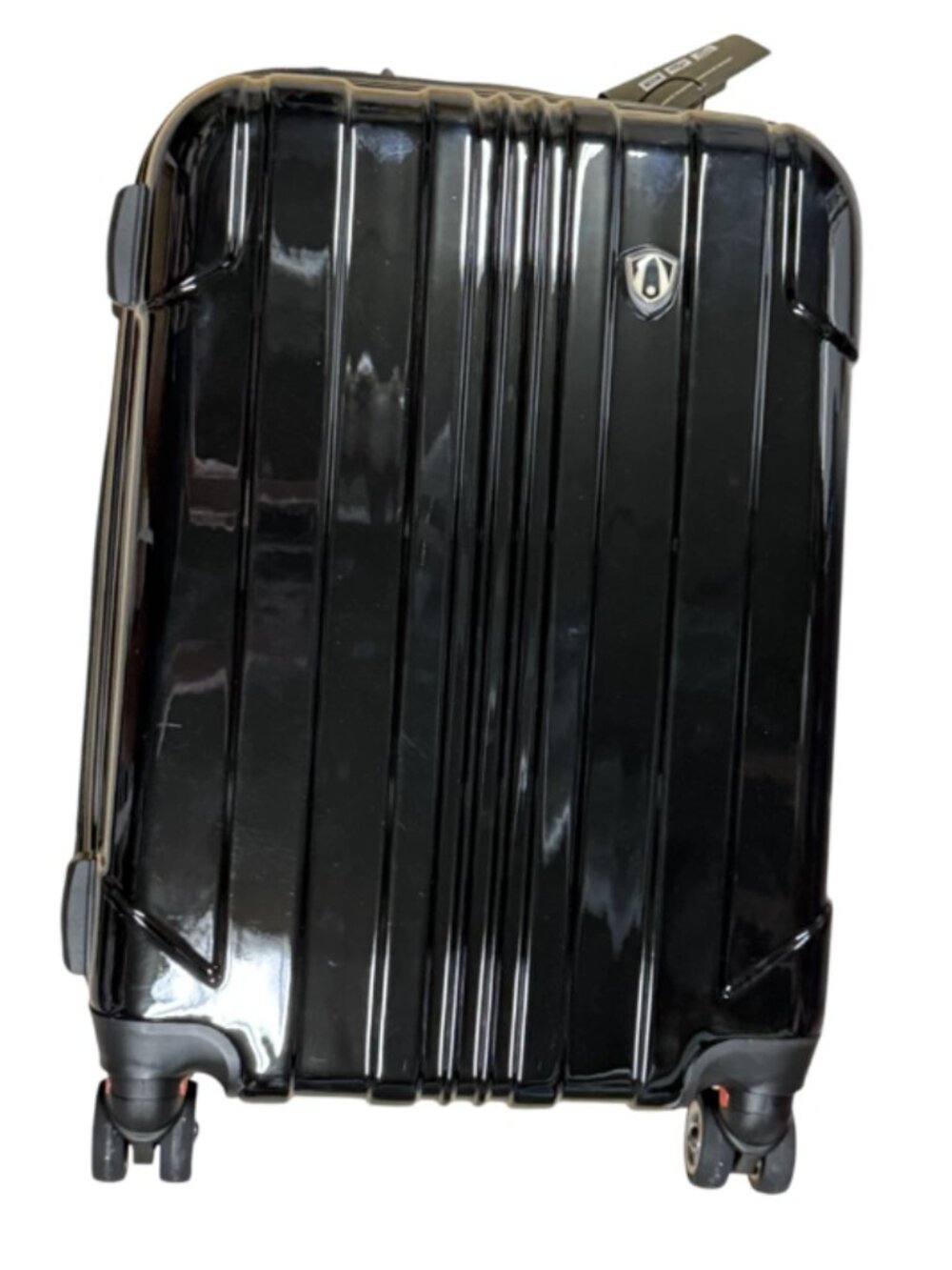 Traveler's Choice Sedona Pure Polycarbonate Expandable Spinner Luggage Black
